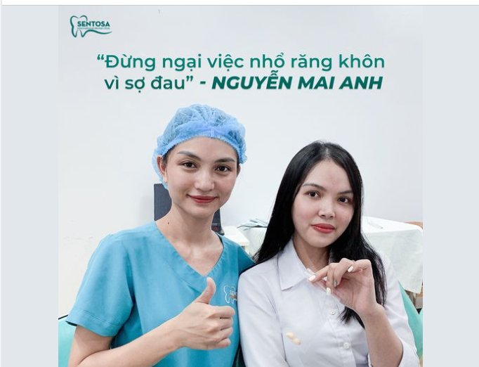 “Đừng ngại việc nhổ răng khôn vì sợ đau” - Lời cảnh tỉnh của bạn Nguyễn Mai Anh gửi đến mọi người chưa nhổ răng khôn.