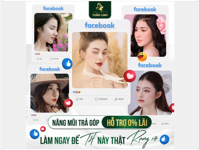 LÀM ĐẸP DỄ DÀNG VỚI GÓI TRẢ GÓP 0% LÃI