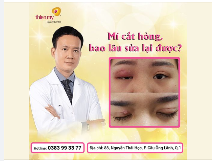CẮT MÍ HỎNG BAO LÂU SỬA LẠI ĐƯỢC?