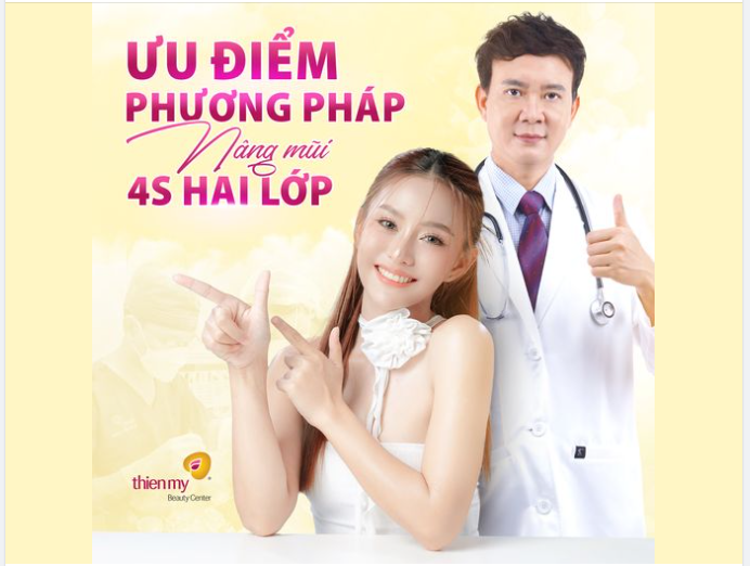 ƯU ĐIỂM PHƯƠNG PHÁP NÂNG MŨI 4S 2 LỚP TẠI THIỆN MỸ