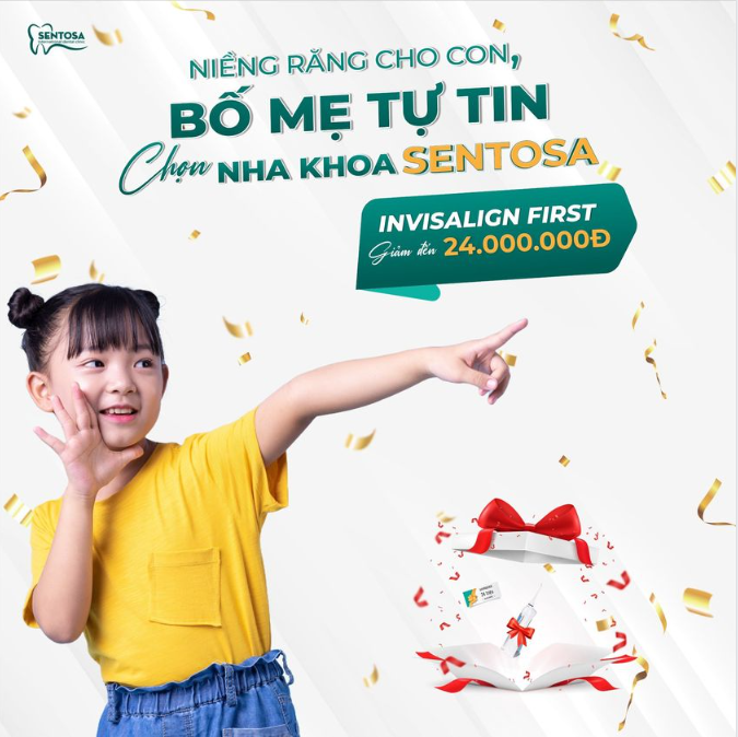 NIỀNG RĂNG CHO CON, BỐ MẸ TỰ TIN CHỌN NHA KHOA SENTOSA