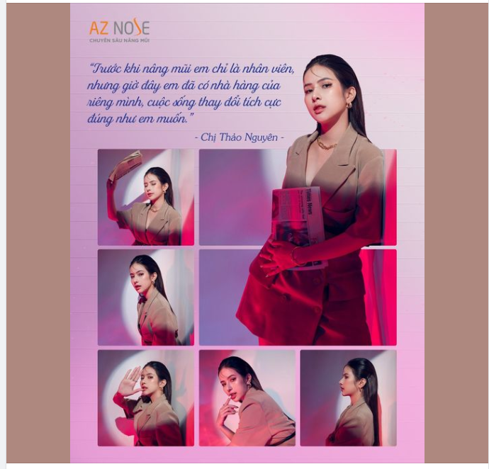 Dáng mũi sau 3 năm của cô chủ nhà hàng “Nếu biết nâng mũi thay đổi cuộc sống em đến vậy thì em đã làm sớm hơn.”