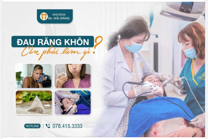 ĐAU RĂNG KHÔN CẦN PHẢI LÀM GÌ