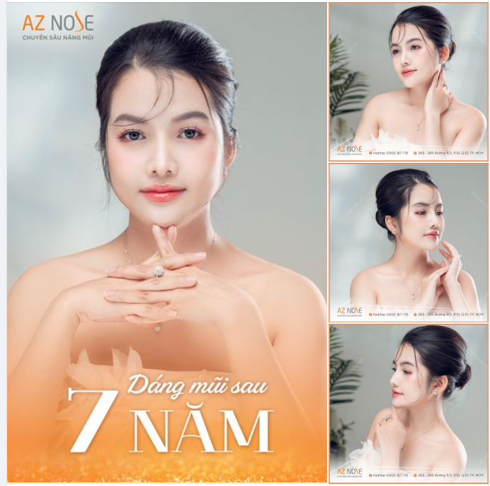 Review “sương sương” dáng mũi sau 7 năm của nhà AZ NOSE