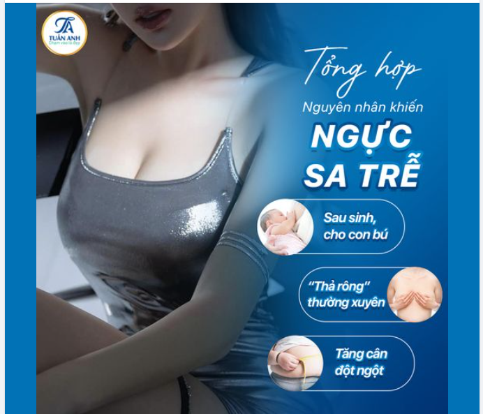 3 NGUYÊN NHÂN CHÍNH KHIẾN NGỰC BỊ SA TRỄ
