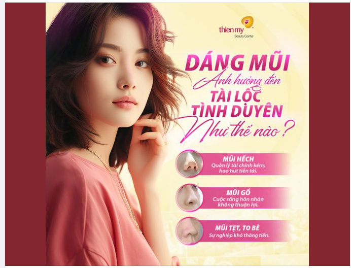 DÁNG MŨI ẢNH HƯỞNG ĐẾN TÀI LỘC, TÌNH DUYÊN THẾ NÀO?