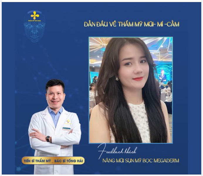 Nữ khách hàng đến từ Cần Thơ bay ra Hà Nội, tìm tới Tiến sĩ thẩm mỹ, bác sĩ Tống Hải với mong muốn sở hữu dáng mũi sang, hài hòa khuôn mặt.