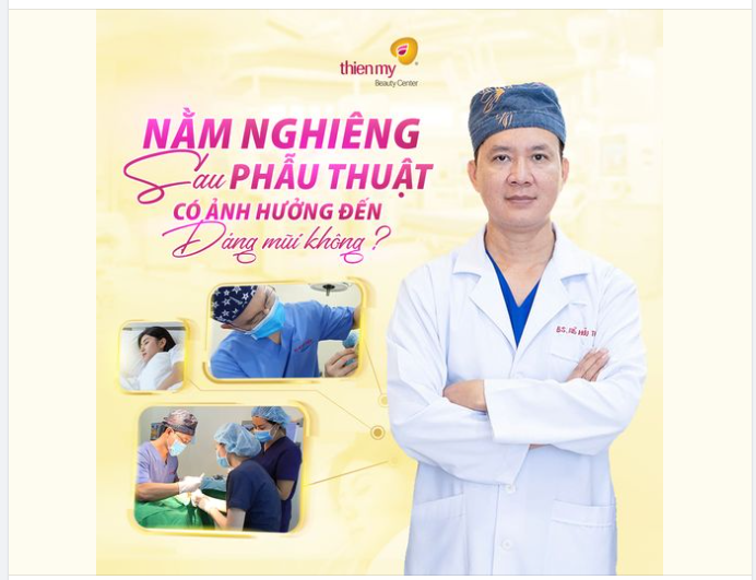SAU PHẪU THUẬT NÂNG MŨI CÓ NẰM NGHIÊNG ĐƯỢC KHÔNG?
