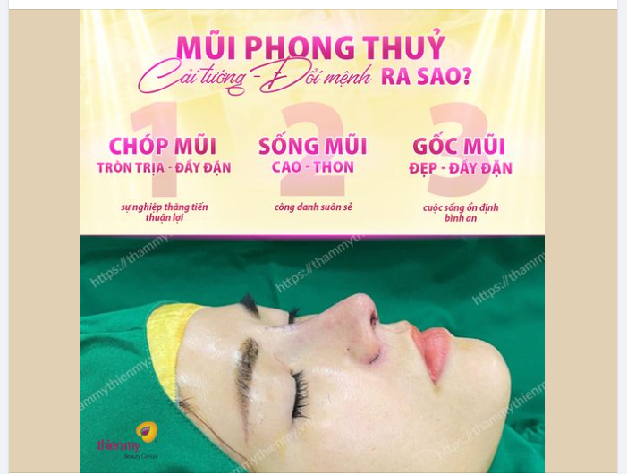 MŨI PHONG THUỶ, CẢI TƯỚNG ĐỔI MỆNH RA SAO?