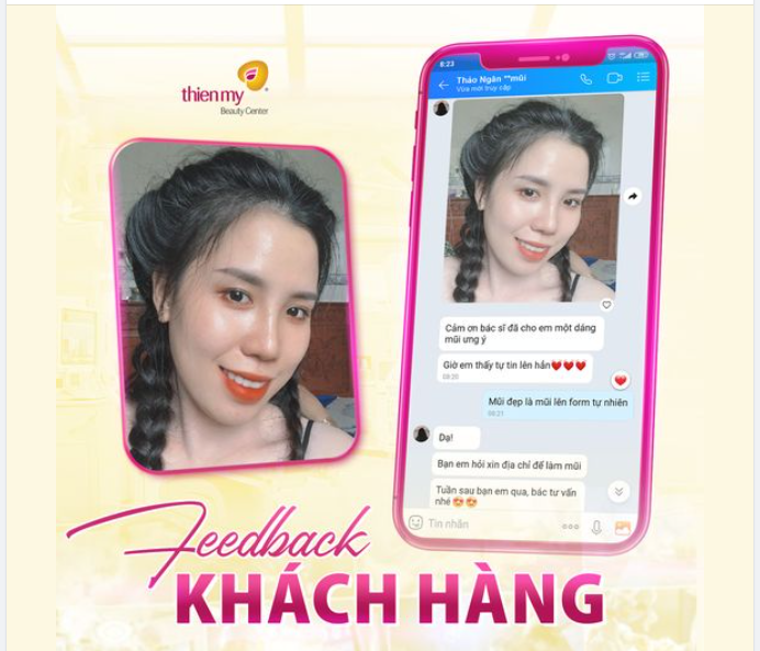 "Em thấy quyết định nâng mũi là đúng đắn bác ạ!"