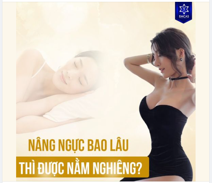 Theo khuyến cáo của các bác sĩ chuyên khoa, thông thường sau nâng ngực, chị em cần tránh nằm nghiêng trong ít nhất 4 tuần.