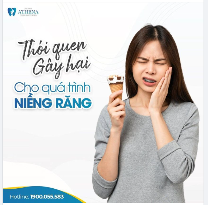 THÓI QUEN GÂY HẠI CHO QUÁ TRÌNH NIỀNG RĂNG!