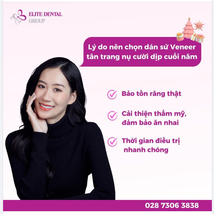 Cuối năm  Thời điểm vàng để dán sứ Veneer, tân trang nụ cười đón năm mới