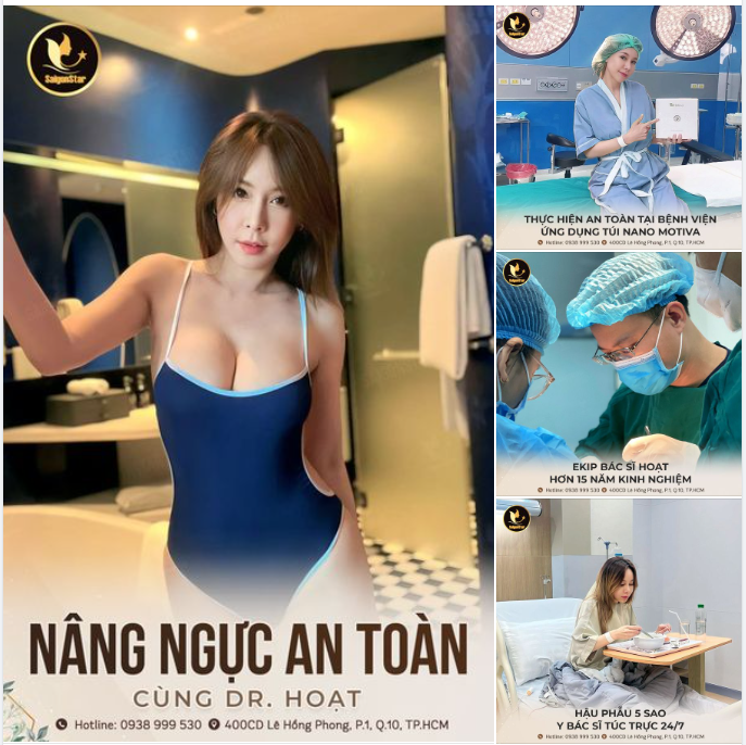 NÂNG NGỰC AN TOÀN CÙNG DR. HOẠT