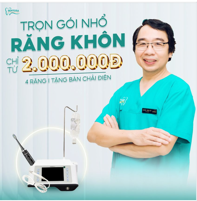 TRỌN GÓI NHỔ RĂNG KHÔN TỪ 2.000.000Đ/4 RĂNG