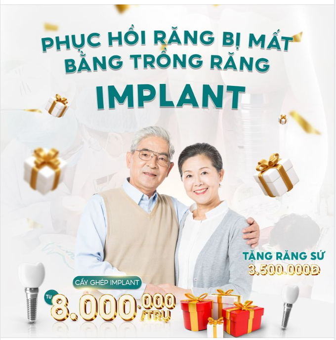 PHỤC HỒI RĂNG BỊ MẤT BẰNG TRỒNG RĂNG IMPLANT