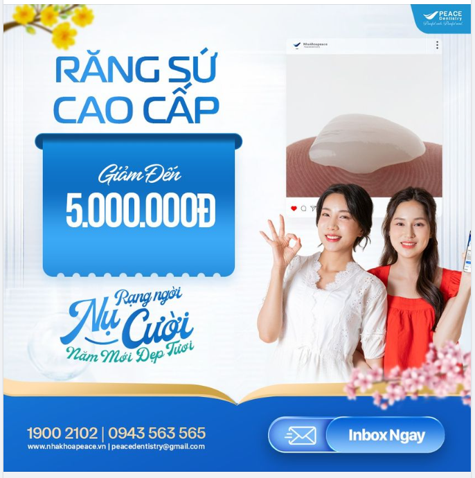 NĂM MỚI, NỤ CƯỜI MỚI, HẠNH PHÚC MỚI CÙNG PEACE DENTISTRY
