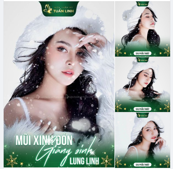 Xinh nhất mùa Giáng Sinh năm nay vẫn là khách yêu nhà Tuấn Linh.