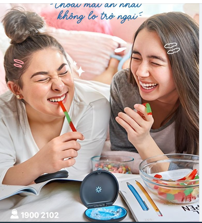 NIỀNG RĂNG TỰ TIN, THOẢI MÁI ĂN NHAI VỚI INVISALIGN