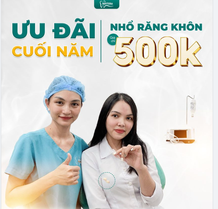 ƯU ĐÃI CUỐI NĂM - NHỔ RĂNG KHÔN GIÁ TỪ 499K