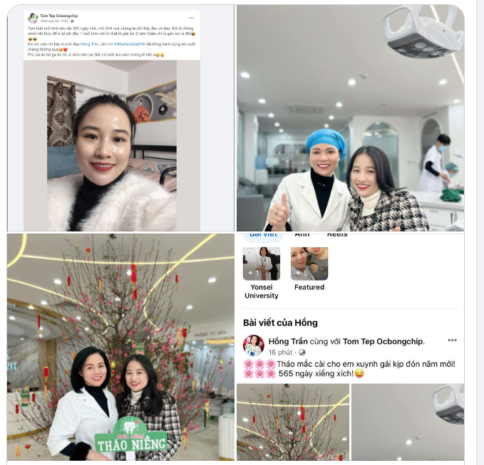 Chúc mừng khách hàng Phùng Thị Định và bác sĩ Hồng Trần