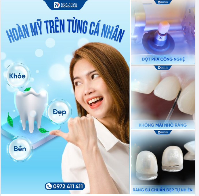 Ứng dụng phôi sứ mới có độ cứng tốt nên dù mài răng ít, sườn sứ mỏng nhẹ vẫn đảm bảo độ bền chắc, ăn nhai thoải mái.