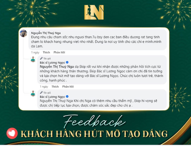 FEEDBACK KHÁCH HÀNH CHÍNH LÀ ĐỘNG LỰC ĐỂ EKIP BÁC SĨ LƯƠNG NGỌC CỐ GẮNG