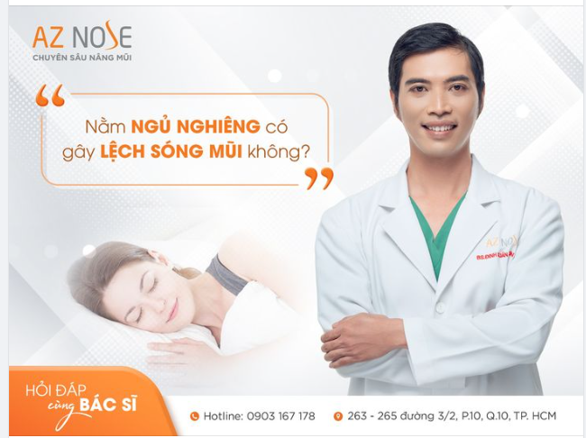Nằm ngủ nghiêng có gây l.ệch sóng mũi như "lời đồn"??