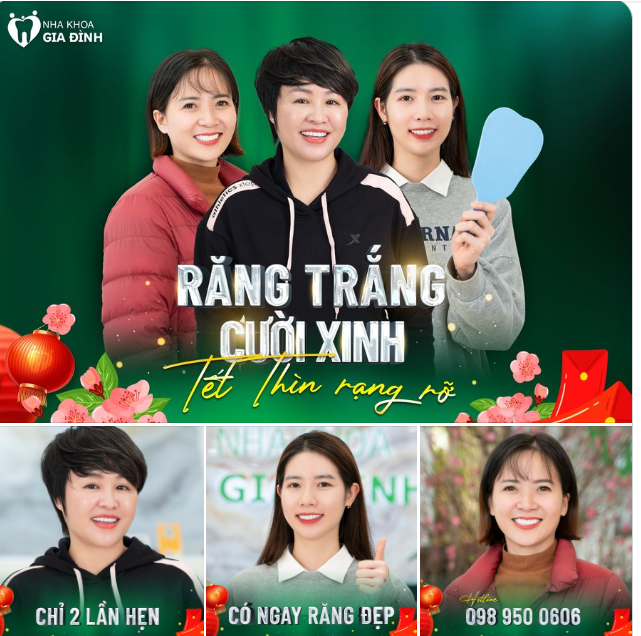 RĂNG TRẮNG CƯỜI XINH - TẾT THÌN RẠNG RỠ