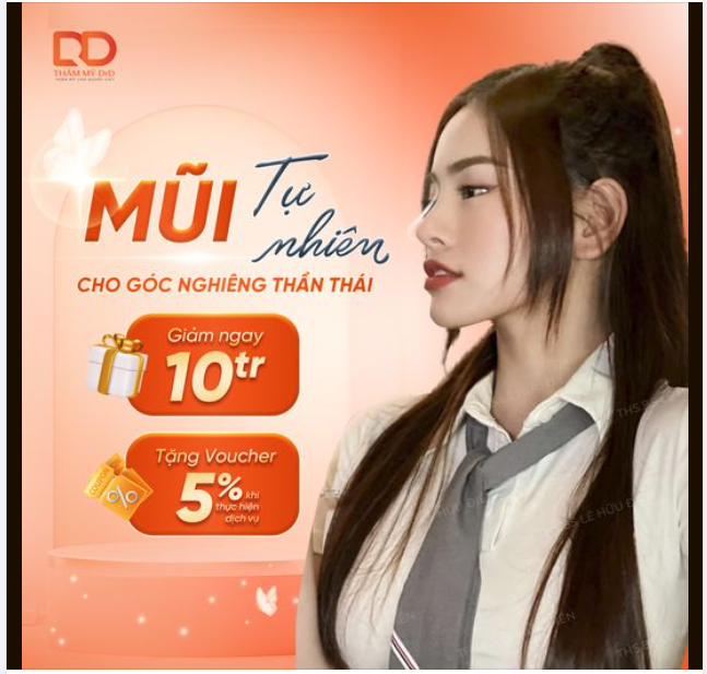Mũi cao tự nhiên - Thêm thần thái tự tin!