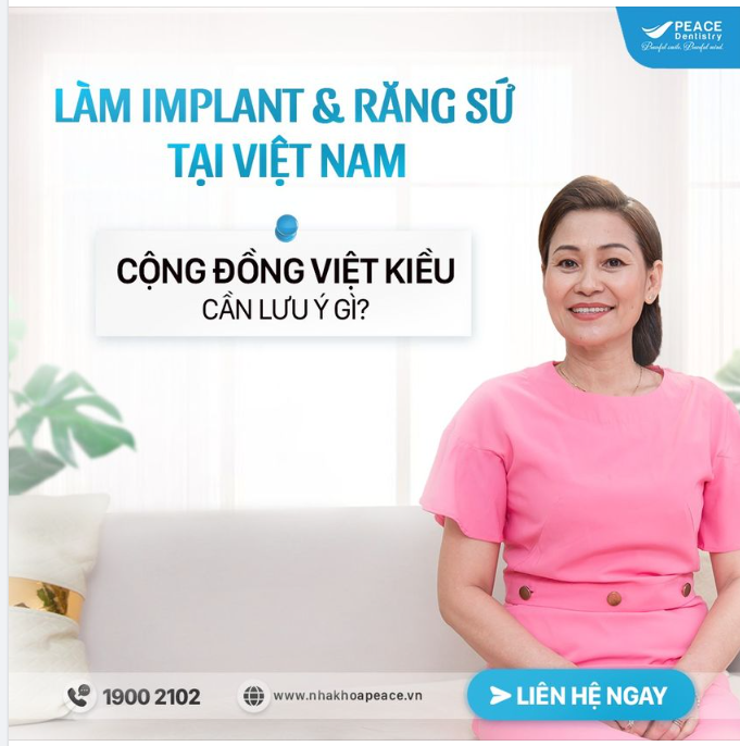 BÍ QUYẾT ĐỂ  KHÁCH HÀNG VIỆT KIỀU CÓ MỘT CHUYẾN VỀ VIỆT NAM LÀM RĂNG THÀNH CÔNG MỸ MÃN