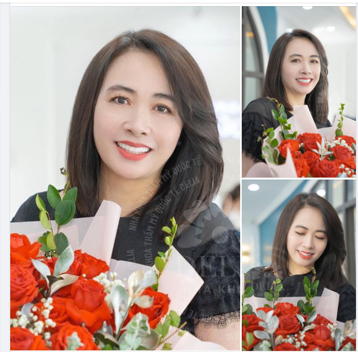 Nhìn chị trẻ trung với nụ cười rạng rỡ như thế này, đố ai biết chị bao nhiêu tuổi luôn