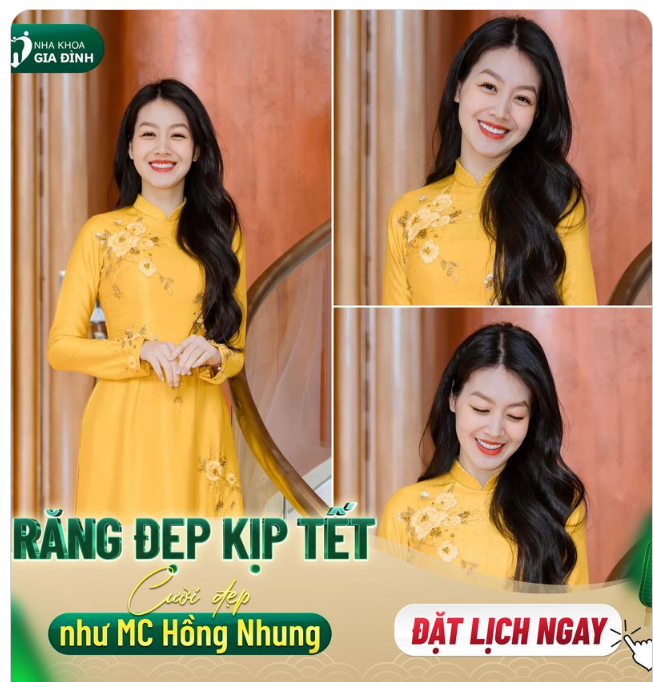 TẾT ĐẾN NƠI RỒI! LÀM ĐẸP NỤ CƯỜI NHƯ MC HỒNG NHUNG THÔI!