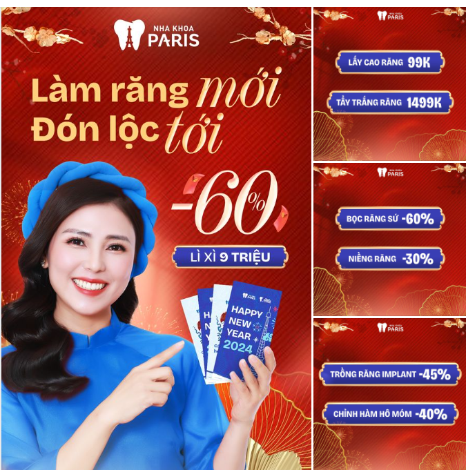 LÀM RĂNG MỚI - ĐÓN LỘC TỚI