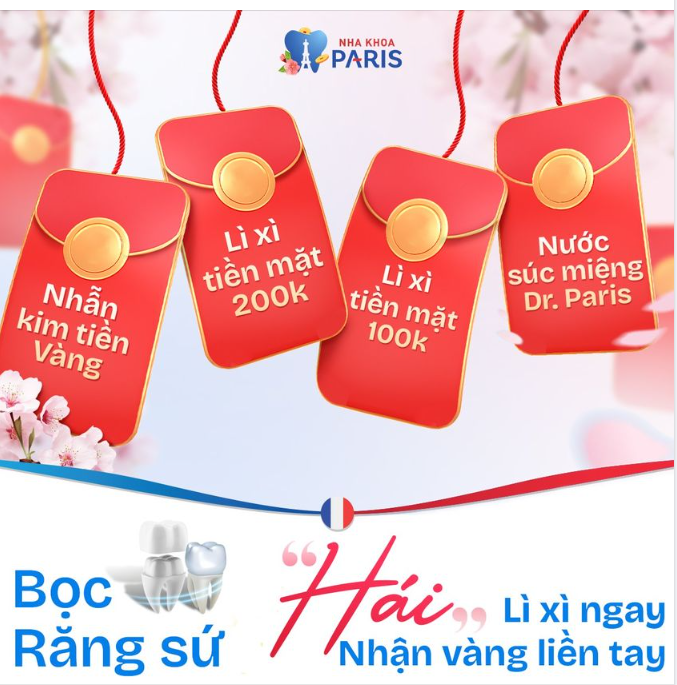 LÀM RĂNG SỨ ĐẸP MÊ LY - KHAI XUÂN LỘC NHƯ Ý