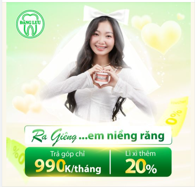 Hiện Thực Hóa Dự Định Niềng Răng Với Ưu Đãi Dịp Năm Mới Lên Đến 20%