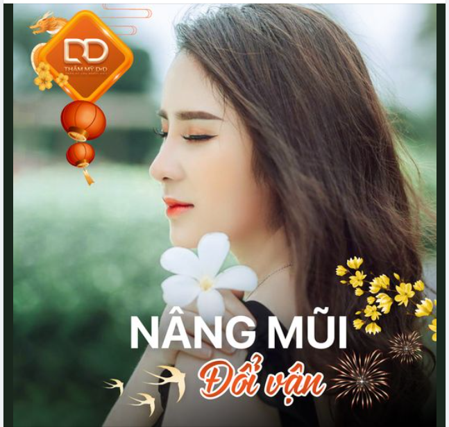 Xuân thêm khởi sắc với chiếc mũi cao tây, góc nghiêng thần thánh