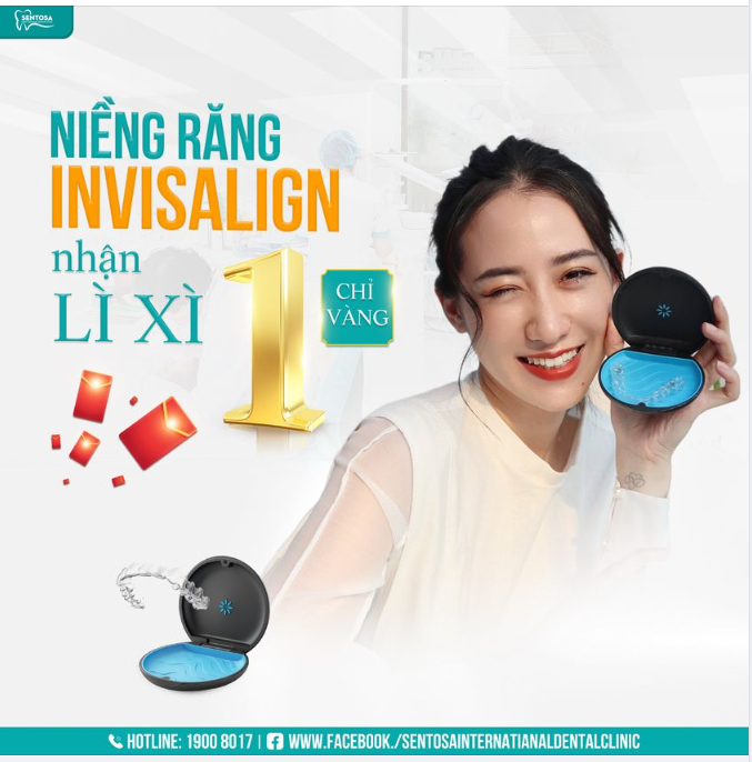 NIỀNG INVISALIGN - NHẬN QUÀ LÌ XÌ 1 CHỈ VÀNG