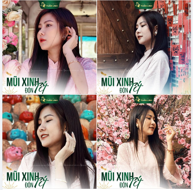 Hình Tết khách hàng gửi về cứ phải gọi là đẹp mê ly