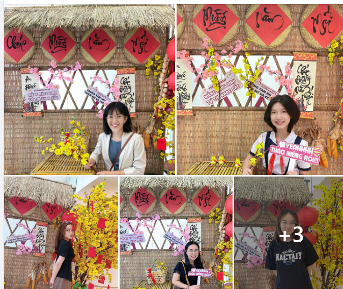 Em xinh, em xinh, em xinh đẹp và lung linh kịp lúc năm mới sắp đến