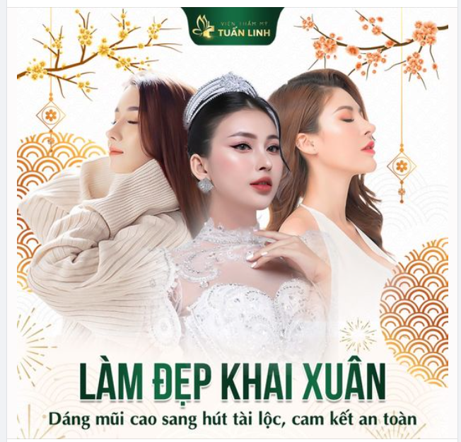 LÀM ĐẸP KHAI XUÂN - Dáng mũi cao sang hút lộc, cam kết an toàn!!