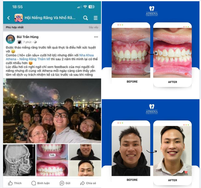 Năm mới đón nụ cười mới với nụ cười đầy tự tin cùng khách hàng Trần Hùng