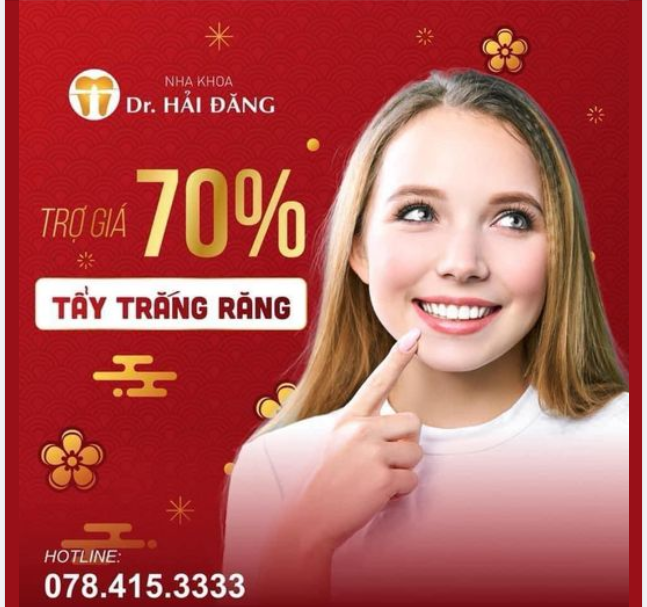 TẨY TRẮNG RĂNG CÙNG ĐÓN TƯƠI XiNH