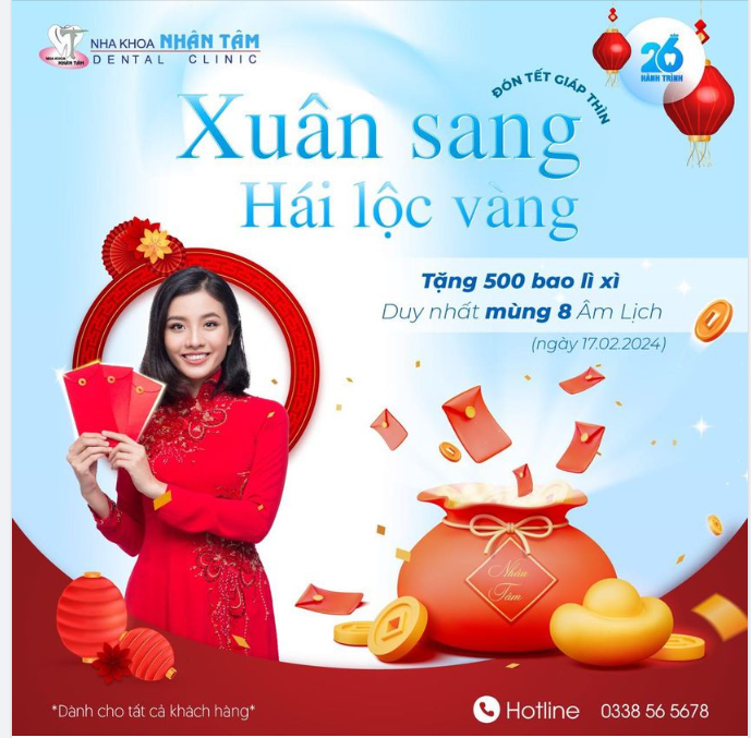 XUÂN SANG HÁI LỘC VÀNG - NHÂN TÂM TUNG 500 LÌ XÌ DỊP ĐẦU NĂM MỚI