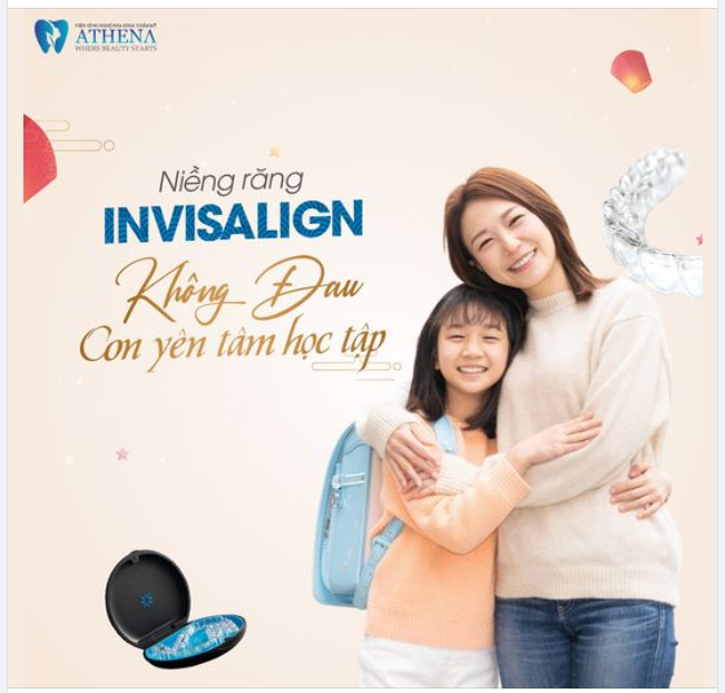 NIỀNG RĂNG INVISALIGN - KHÔNG ĐAU - CON YÊN TÂM HỌC TẬP