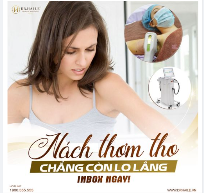 Nách thơm tho - chẳng còn lo lắng