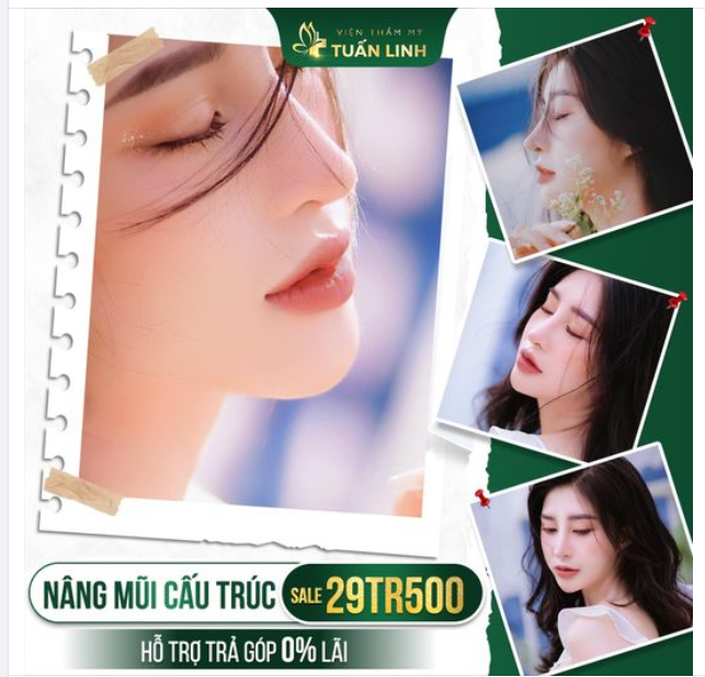 Muốn mũi đẹp toàn diện - Bền chắc dài lâu Chọn nâng mũi cấu trúc ngay nha!