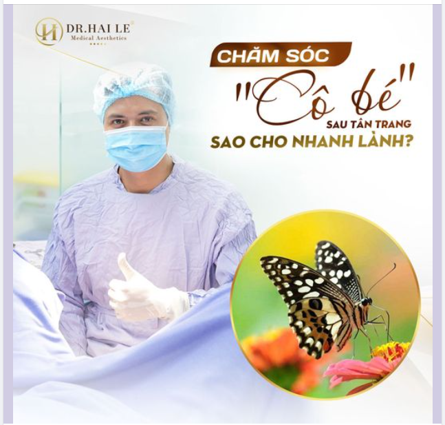 “Cô bé” là bộ phận rất nhạy cảm và dễ bị viêm nhiễm nên cần được quan tâm chăm sóc hàng này, đặc biệt là sau khi tân trang.