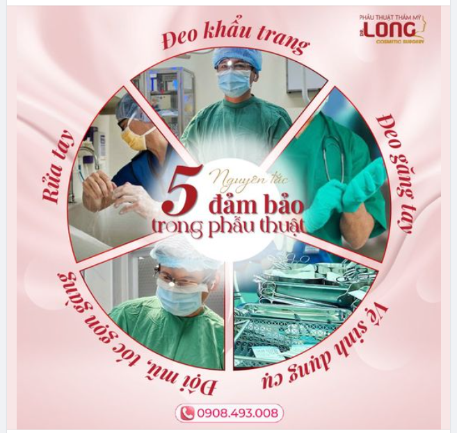 5 NGUYÊN TẮC ĐẢM BẢO AN TOÀN TRONG NÂNG MŨI