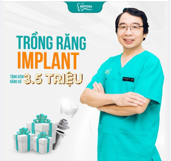 TRỒNG RĂNG IMPLANT TỪ 8 TRIỆU: TẶNG KÈM RĂNG SỨ 3.5 TRIỆU